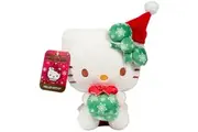 Hello Kitty and Friends 8" Hello Kitty Christmas Plush - 2024 Limited Edition Officially Licensed Sanrio Holiday - Cute Soft Stuffed Animal Toy Figure - Stocking Stuffer Gift for Kids, Girls, Boys