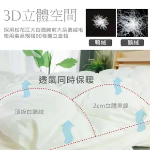 【BOSS BEDDING 小老闆寢具】五星級飯店白鵝絨飯店被(棉被 鵝絨 羽絨 被子 被 雙人被)