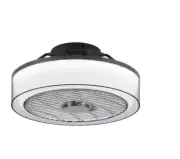 Pacific Core Smart Small 15.75 in. Indoor Grey Ceiling Fan/LED Lights 88622