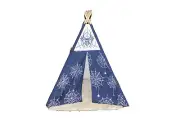 EALING BABY Kids Teepee Tent Foldable Play House with Plush Mat -- Spider Webs