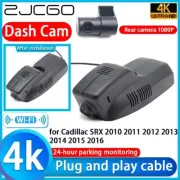4K Wifi DVR Dash Cam Camera for Cadillac SRX 2010 2011 2012 2013 2014 2015 2016