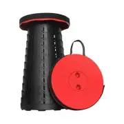 Portable Collapsible Stool， Folding Telescoping Stool with Load Capacity 400lbs
