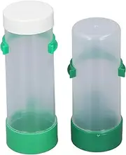 Large Bird Drinker, Feeder Set, Spill Proof Design, Easy to, Suitable for Parrots, Pigeons, Birds, etc., Practical for Daily Use, 140ml Drink, 150ml Food