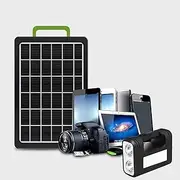 Portable Solar Panel Charger with Led Flashlights, Waterproof Solar Charger Power Bank with USB Outputs Compatible with Smartphones, Tablets, Etc, for Outdoor Camping Travel