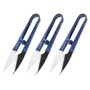 Sewing Scissors (12-Piece Set) High-Carbon Steel Thread, Yarn, Embroidery Cli...