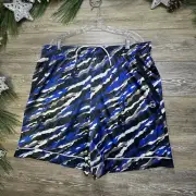 AND1 Men’s Basketball Shorts Size Extra Large XL Blue Camo Camouflage NEW Tags