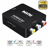 在飛比找蝦皮購物優惠-Mini HDMI 到 AV RCA CVBS 複合視頻 1