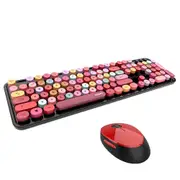 Steampunk Colourful Wireless Keyboard Mouse Combo Computer Accessories Keyboard & Mouse Bundles