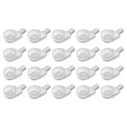 20Pcs 1/5'' Shelf Pegs, 0.97''x0.4''x0.41'' Metal Cupboard Shelf Support Pegs