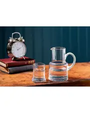 Barski 2Pc Glass Water Carafe Set