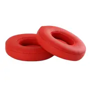 Pair of Replacement Ear Pads for Beats Solo 2 Solo 3 Wireless Headphone Earpads Red