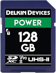 Delkin Devices 128GB Power SDXC UHS-II (V90) Memory Card (DDSDG2000128)