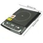 2000W Induction Cooktop Portable Touch Control Countertop Stove Kitchen Black