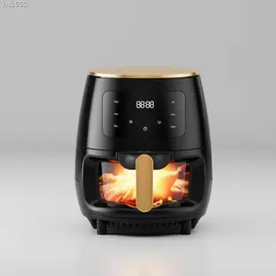 sier crest新款可視6l觸屏空薯條機6l電烤箱電炸鍋
