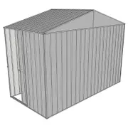 Build-a-Shed 3.0 x 1.5 x 2.3m Gable Single Sliding Side Door Shed - Zinc