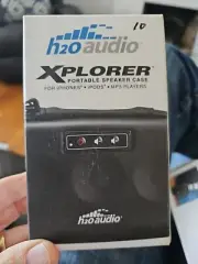 H2O AUDIO XPLORER PORTABLE SPEAKER CASE FOR iPHONES iPODS & MP3 PLAYERS XPL-BK