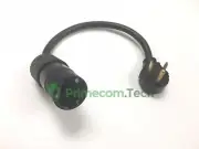 WELDER 3PRONG NEMA L6-30R LOCK RECEPTACLE to 3PIN 6-50P PLUG POWER CORD ADAPTER