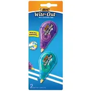 BIC Wite-Out Mini Correction Tape 5mmx8m 2 Pack