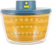 PEPLAYTAL Electric Salad Spinner Rotator Small Fruit Vegetable Dryer Draining Basket for Home Kitchen