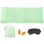 82.6x71" Sleeping Bag Liner Travel Camping Sleep Sheet Sack Set Light Green