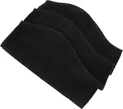 [Milisten] 3pcs Headband Climbing Hair Band Unisex Ear Warmer Winter Ear Warmer Windproof Hair Band Head Band Outdoor Head Wrap Outdoor Headdress Sports Hairband Black Polar Fleece