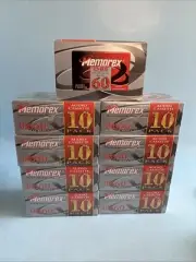 90 Memorex DBS 60 Type I Normal Position Cassette Recording Tapes - NEW SEALED