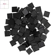 Evemodel 100pcs 20mm*20mm Square Model Bases for Wargames Table Games Plastic
