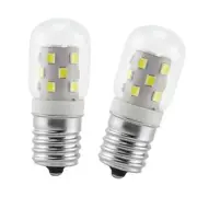 LED 8206232A Microwave Light Bulb (2 Pack) E17 LED Daylight White Bulb 2 Pack