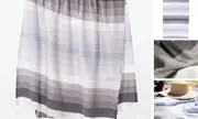 Large Turkish Beach Towel - 100% Turkish Cotton - Sand Free - Fast Drying Grey