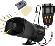 Car Pa Speaker - 12v 100w 7 Sounds Loud Warning Speaker | Car Siren Vehicle Horn With Mic | emergéncy Sound Amplifier Alarm | Loud Amplifier With Mic Pa System For, Truck, Travel