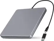 NOLYTH External DVD Drive USB C SuperDrive for Apple, Slot-in CD DVD External
