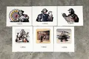 EMMETT KELLY JR COLOR PRINTS - SET OF 6 UNFRAMED
