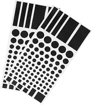 ARTIBETTER 2sheets Led Light Dimming Stickers of Adhesive Blackout Decals for Electronics for Routers Clocks and Monitors Light Blocking for