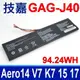 技嘉 GAG-J40 原廠規格 電池 14-W 14-P64W 15G-XB 17G-XB (6.1折)