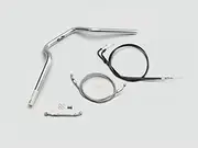 H031-903C Quarter 3 Handle Set, Chrome Plated