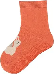 [Sterntaler] Fli Fli Sun Snail - Girls' Tile Speedster with Motif - Thin Stopper Socks Baby - Skin-friendly Summer Socks - Baby and Children's Stockings with Non-Slip Sole