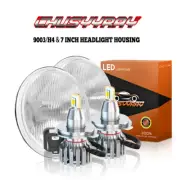PAIR 7inch Round LED Headlights Hi/Lo Beam DRL For Mazda 1979-85 RX7 Miata