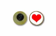 pins pin's flag badge metal lapel hat button biker ace of hearths