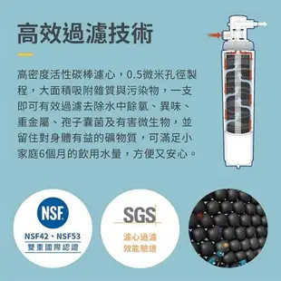 3M S003極淨便捷淨水器專用替換濾心3US-F003-5