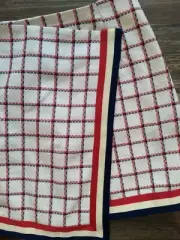 Women's ASOS Design Polyester Mini Skirt Patriotic Plaid Y2K Clueless Sz 6 NWT