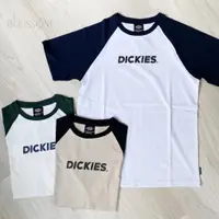 在飛比找蝦皮商城精選優惠-Dickies 短T 拼接 牛角設計 短袖 Logo 素T