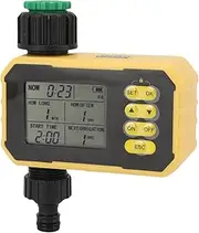 Sprinkler Timer, Solar Sprinkler Valve Timer for Garden Hose with Rain Delay, Smart Hose Time Automatic Irrigation Controller System, Digital Drip Irrigation for Yard, Lawn