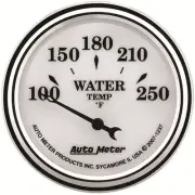 Autometer Old Tyme 2-1/16in Water Temp Gauge 100-250F AU1237