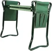 ＡＷＨＡＯ Garden Stool with Support and Tool Bag for Yard Work, with 2 Pouches, as described