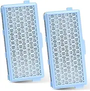HEPA AirClean 50 Filter Replacement for Miele Vacuum Cleaner - Complete C2 C3, Compact C1 C2 (2 Pack)