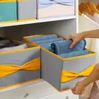 Clothes Storage Box Space-saving Storing Easy to Take 5/8/12 Grids Closet