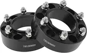 X AUTOHAUX 2Pcs 6x139.7mm Wheel Spacers 106.1mm M12x1.5 Hubcentric Wheel Spacer Forged Wheel SpacerS for Toyota 4Runner 89-23 Aluminum Alloy 6061-T6