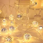 6M 40LED LED Moroccan Ball String Lights Indoor Outdoor String Lights