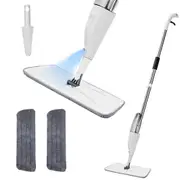 Spray Mop Microfiber Flat Mop Cleaner Household Floor Kitchen Bath Broom Sweeper