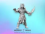 Anubis Warrior Single Blade | 32mm 28mm DnD Mini | Resin | Dungeons and Dragons